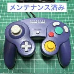ゲームキューブ　コントローラー　バイオレットクリア　初期③
