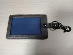 カードケース　カード入れ　定期入れ　ブラウン　裏ポケット付き