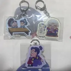 忍たま乱太郎 体験展 忍務振り返りの段 ミニキャラアクリルキーホルダー 3点