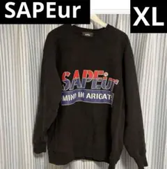 SAPEur MIA スウェット XL ブラック サプール ミア トレーナー 黒