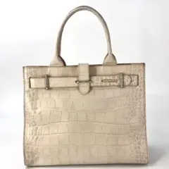 フルラ FURLA ハンドバッグ クロコ型押し ピンク ショルダー EK116
