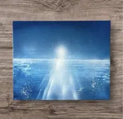 【297】スプレーアート　海　水平線　日の出　風景画　景色　インテリア　アート