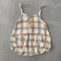 teteatete チェック柄ロンパース 80サイズ