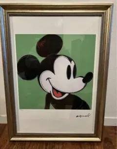 【美品】アンディ・ウォーホル　リトグラフ★ミッキーマウス 156/300 美品】アンディ・ウォーホル☆ミッキーマウス☆リトグラフ
