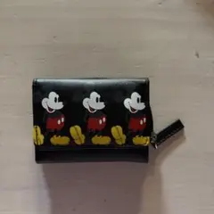 ミッキーマウス xgirl 三つ折り財布