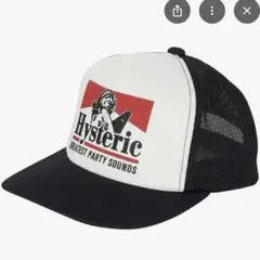 Hysteric Glamour メッシュキャップ ホワイト/ブラック
