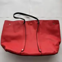 MARELLA マレーラ トートバッグ レッド A4可 ポスト付き