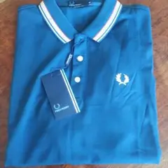 Fred Perry ダークブルー ポロシャツ