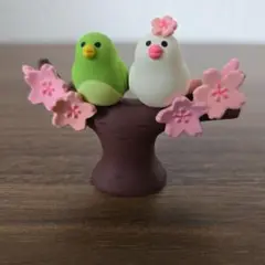 ☆コンコンブル　ちゅんちゅん桜☆concombre　春　お花見　うぐいす 文鳥☆