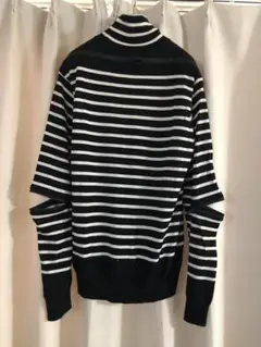 The soloist 19AW タートルネックニット ボーダー 52