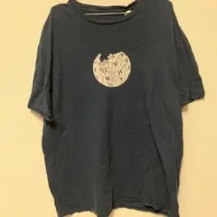 Wikipedia ウィキペディア 90s tシャツ 古着 ネイビー　企業