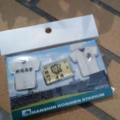 沖縄尚学 × 日大三 ユニフォーム型 ピンバッジ 甲子園決勝