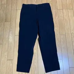 ユニクロ UNIQLO アンクルパンツ コットン メンズ Mサイズ ブラック