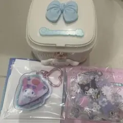 サンリオ シナモン マイメロ クロミ セット アクセサリーケース キーホルダー