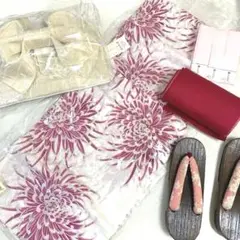 Ｓサイズ　新品　未使用　タグ付き　浴衣　綿100%　セット　ラメ
