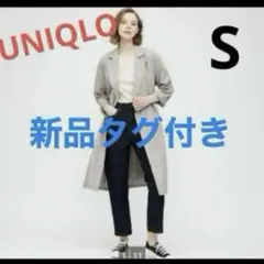ユニクロ　リネンコットンコート　ストライプ⭐️新品タグ付き⭐️