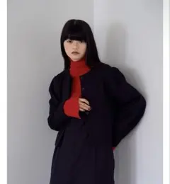 【Abor】コクーンスリーブショートジャケット