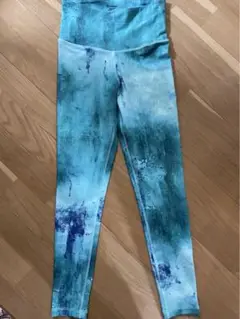 Reebok Speedwick ヨガパンツ Lサイズ 青緑