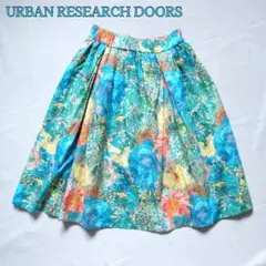 URBAN RESEARCH DOORS リバティスカート LIBERTY 花柄
