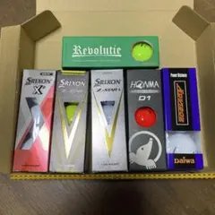 【新品　未使用】ゴルフボール詰め合わせ　18球　18ボール