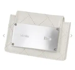 Matin Kim QUILTING ACCORDION WALLET 白