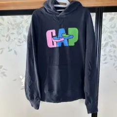 GAP KEN LO ケン・ロー コラボ パーカー　フーディ　ネイビー　S