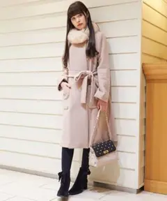 シュープリームララ アウター ファーガウンコート