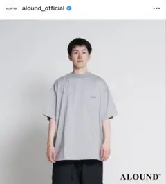 alound oversized pocket tee M Tシャツ