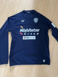 アビスパ福岡 GK選手実使用 プラクティスシャツ長袖 フルスポンサー入り