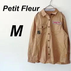 ⭐️プチフルール⭐️ミリタリー　ジャケット　ベージュ　M ジャンパー　カジュアル