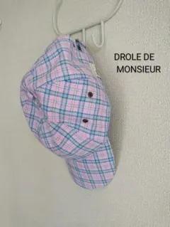 DROLE DE MONSIEUR チェックキャップ