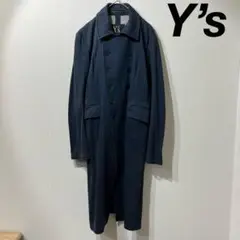 希少 90’s Y’s ワイズ ダブルボタン 変形 ロングコート