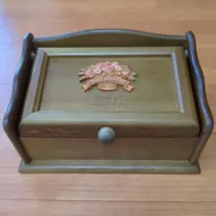 ⭐G-WOOD 木製　アクセサリーボックス　鏡付き