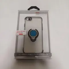iPhone SE iPhone8 iPhone7リング付きクリアソフトケース