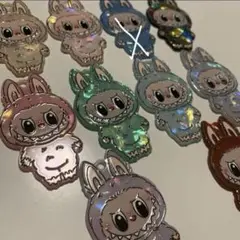 ラブブ オーロラアクリルチャーム