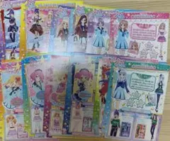 アイカツスターズ ファイル台紙12枚セット