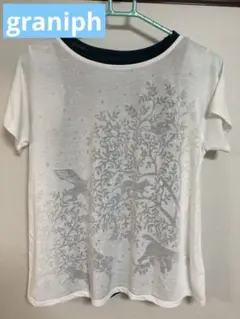 graniph Tシャツ アニマル 星座 透かし模様 カットソー