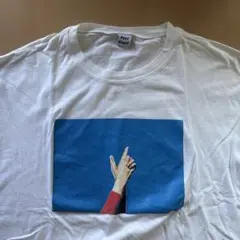 ✨Feel Good 手のイラスト 半袖ホワイトTシャツ✨
