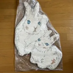 フランシュリッペ 親子うさぎのラグマット