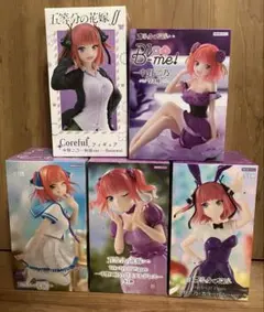 中野二乃 プライズフィギュア 5個セット