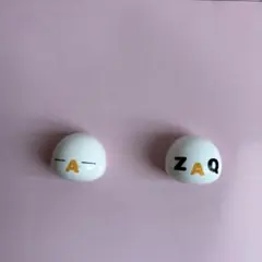 ZAQ ザック　マグネット2個セット フェイス型