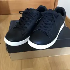 ヨネックス　ブラックレザースニーカー　28㎝3.5Eパワークッション