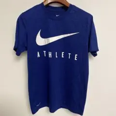 Nike ナイキ アスリート ブルー ドライTシャツ Sサイズ