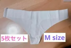 ⭐️匿名配送❣️iris lilly ショーツ　サイズM ホワイト　5枚セット