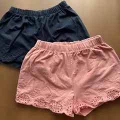 コットン刺繍パンツ2色セット