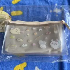 ちいかわ　うさぎ　モモンガ　mitte ミッテ 　クリアポーチ　ペンケース