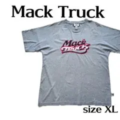 【鬼フェード】90s USA製 マックトラック ブルドッグ Tシャツ XL 黒 80's〜90's 