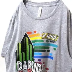 ベラキャンバスKロック101.5OZTOBERフェスTシャツグレー灰色L古着