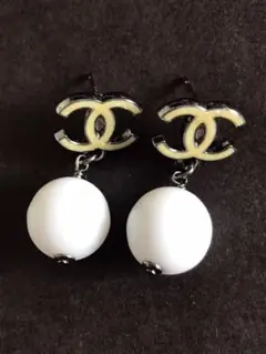 シャネル CHANEL 07A ココマーク スウィングボール ピアス