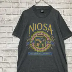 USA製90sヴィンテージTシャツ！シングルステッチ　グレー半袖古着　L 14